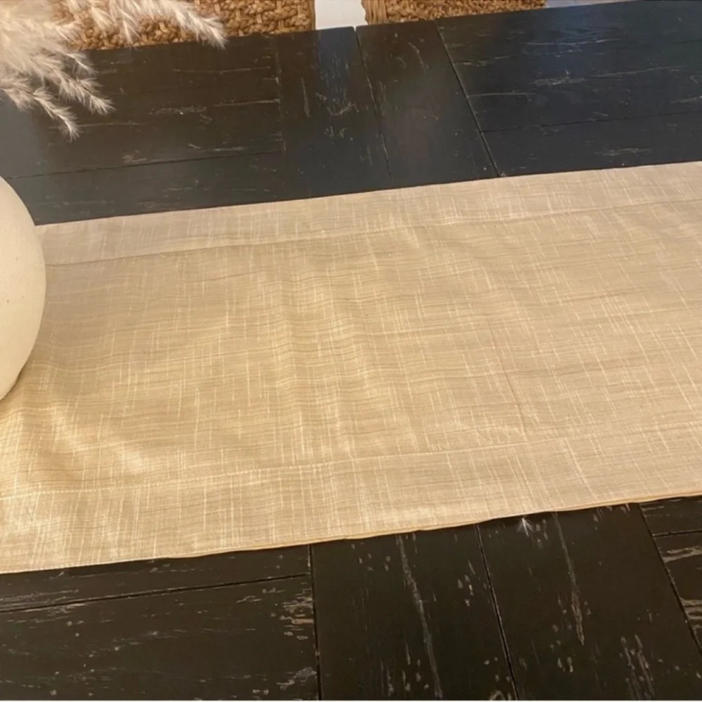 Z Gallerie Palias Table Linen Table Runner Gold Beige Home Decor